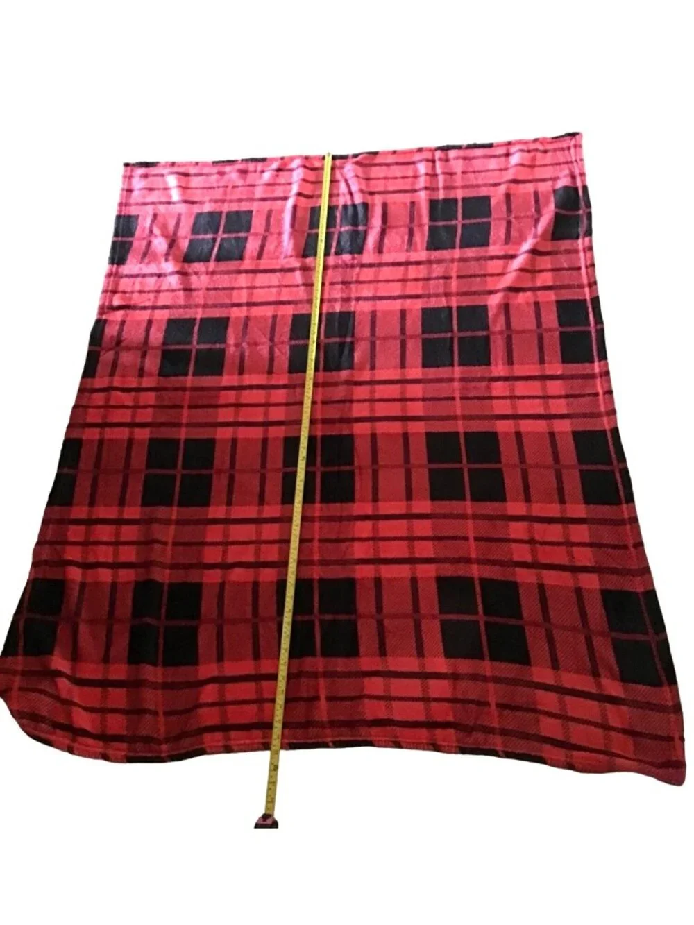 RED/BLACK BUFFALO CHECK PLAID THROW BLANKET